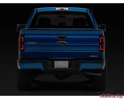 Raxiom Axial Series Smoked Lens Black Housing LED Tail Lights w/ Halo Ford F-150 Styleside 2009-2014 - T565679