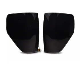 Raxiom Axial Series Smoked Lens Black Housing LED Tail Lights w/ Halo Ford F-150 Styleside 2009-2014