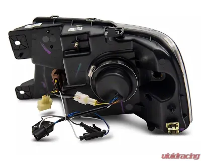 Raxiom Axial Series Clear Lens Black Housing Projector Headlights w/ Sequential LED Bar Ford F-150 2004-2008 - T566364