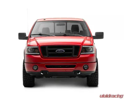 Raxiom Axial Series Clear Lens Black Housing Projector Headlights w/ Sequential LED Bar Ford F-150 2004-2008 - T566364
