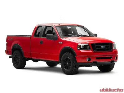 Raxiom Axial Series Clear Lens Black Housing Projector Headlights w/ Sequential LED Bar Ford F-150 2004-2008 - T566364