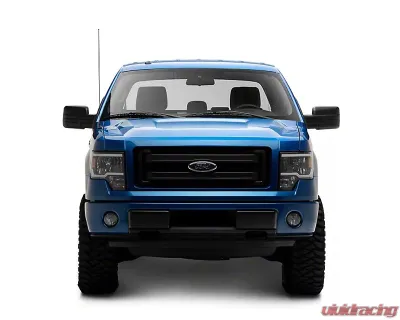 Raxiom Axial Series Clear Lens Black Housing Headlights w/ LED Bar Ford F-150 w/ Factory Halogen Headlights 2009-2014 - T566367