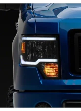 Raxiom Axial Series Clear Lens Black Housing Headlights w/ Sequential LED Bar Ford F-150 w/ Factory Halogen Headlights 2009-2014                                     - T566368 - Image 7