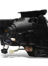 Raxiom Axial Series Clear Lens Black Housing Projector Headlights w/ LED Light Bar Ford F-150 w/ Factory Halogen Headlights 2009-2014                                     - T566369 - Image 3