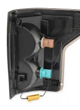 Raxiom Axial Series Smoked Lens Black Housing LED Tail Lights Ford F-150 w/ Factory Halogen Tail Lights 2015-2017                                     - T569481 - Image 3