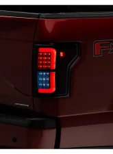 Raxiom Axial Series Smoked Lens Black Housing LED Tail Lights Ford F-150 w/ Factory Halogen Tail Lights 2015-2017                                     - T569481 - Image 7