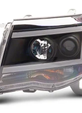 Raxiom Axial Series Clear Lens Black Housing LED DRL Projector Headlights Toyota Tacoma 2005-2011                                     - TT11236 - Image 2