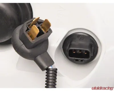 Raxiom Axial Series Clear Lens Black Housing LED DRL Projector Headlights Toyota Tacoma 2005-2011 - TT11236