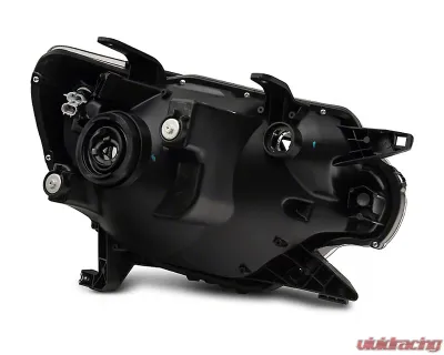 Raxiom Axial Series Clear Lens Black Housing Headlights w/ LED Bar Toyota Tacoma 2012-2015 - TT21847