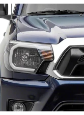 Raxiom Axial Series Clear Lens Black Housing Headlights w/ LED Bar Toyota Tacoma 2012-2015                                     - TT21847 - Image 7