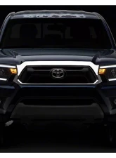 Raxiom Axial Series Clear Lens Black Housing Headlights w/ LED Bar Toyota Tacoma 2012-2015                                     - TT21847 - Image 9