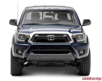Raxiom Axial Series Clear Lens Black Housing Headlights w/ LED Bar Toyota Tacoma 2012-2015 - TT21847
