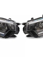 Raxiom Axial Series Clear Lens Black Housing Headlights w/ LED Bar Toyota Tacoma 2012-2015                                     - TT21847 - Image 10