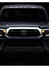 Raxiom Axial Series Clear Lens Black Housing Projector Headlights w/ LED Bar Toyota Tacoma 2012-2015                                     - TT21849 - Image 11