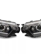 Raxiom Axial Series Clear Lens Black Housing Projector Headlights w/ LED Bar Toyota Tacoma 2012-2015                                     - TT21849 - Image 13