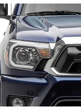 Raxiom Axial Series Clear Lens Black Housing Projector Headlight w/ Sequential LED Bar Toyota Tacoma 2012-2015                                     - TT21850 - Image 9