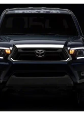 Raxiom Axial Series Clear Lens Black Housing Projector Headlight w/ Sequential LED Bar Toyota Tacoma 2012-2015                                     - TT21850 - Image 10