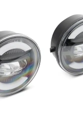 Raxiom Axial Series Clear Lens Black Diecast Aluminum Housings LED Fog Lights Toyota Tundra | Tacoma 2005-2013                                     - TT22206 - Image 6