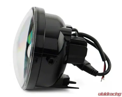 Raxiom Axial Series Clear Lens Black ABS Plastic Housings LED Fog Lights Toyota Tundra | Tacoma 2005-2013 - TT22207