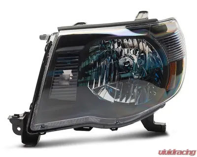 Raxiom Axial Series Clear Lens Black Housing OE Replacement Headlights Toyota Tacoma 2005-2011 - TT26260