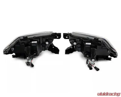 Raxiom Clear Lens Black Housing LED Headlights Toyota Tacoma w/ Factory Halogen 2016-2023 - TT8291