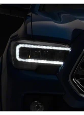 Raxiom Clear Lens Black Housing LED Headlights Toyota Tacoma w/ Factory Halogen 2016-2023                                     - TT8291 - Image 9