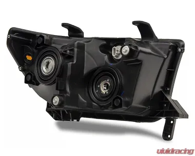 Raxiom Axial Series Clear Lens Black Housing Headlights w/ Sequential LED Bar Toyota Tundra 2007-2013 - TU16005
