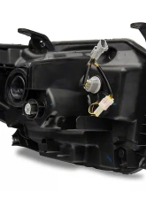 Raxiom Axial Series Clear Lens Black Housing Headlights w/ Sequential LED Bar Toyota Tundra w/ Factory Halogen Headlights 2014-2021                                     - TU16009 - Image 3