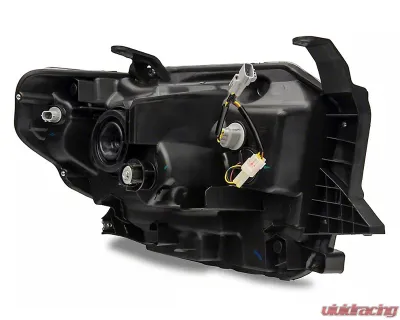 Raxiom Axial Series Clear Lens Black Housing Headlights w/ Sequential LED Bar Toyota Tundra w/ Factory Halogen Headlights 2014-2021 - TU16009