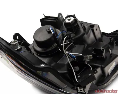 Raxiom Axial Series Clear Lens Black Housing Projector Headlights w/ LED Bar Toyota Tundra w/ Factory Halogen Headlights 2014-2021 - TU16010