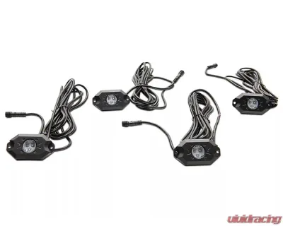 Raxiom Axial Series Universal Multi-Color Underbody Rock Light Kit w/ Bluetooth Remote - U5456