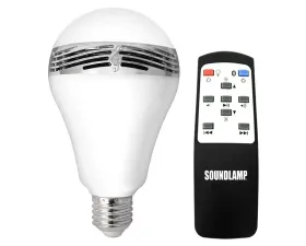 Sondpex SoundLam LED Light Bulb w/ Bluetooth Speaker