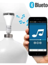 Sondpex SoundLam LED Light Bulb w/ Bluetooth Speaker (4 Pack)                                     - BML-F04 - Image 2