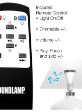 Sondpex SoundLam LED Light Bulb w/ Bluetooth Speaker                                     - BMF-F01 - Image 5