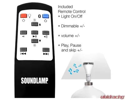 Sondpex SoundLam LED Light Bulb w/ Bluetooth Speaker - BMF-F01