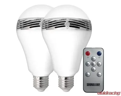 Sondpex SoundLam LED Light Bulb w/ Bluetooth Speaker (2 Pack) - BML-F02