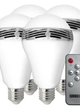 Sondpex SoundLam LED Light Bulb w/ Bluetooth Speaker (4 Pack)                                     - BML-F04 - Image 7