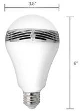 Sondpex SoundLam LED Light Bulb w/ Bluetooth Speaker (4 Pack)                                     - BML-F04 - Image 7