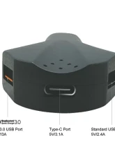 Sondpex 3-in-1 Car USB Charger                                     - CC3-J241 - Image 5