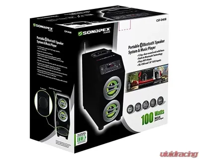 Sondpex Bluetooth Active Speaker System & Digital Music Player 2.1 HIFI Speaker - CSF-D45B