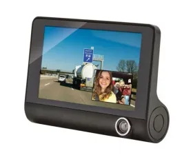 Sondpex Triple Lens Dashboard and Back-up Cameras with 4
