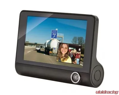 Sondpex Triple Lens Dashboard and Back-up Cameras with 4" Monitor - DBC-K144