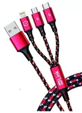 Sondpex 6ft. 3-in-1 (microUSB, Type-C, 8-pin) Charging Cable                                     - MTLL-246 - Image 3