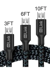 Sondpex 3-Pack Micro USB Changing/Syncing Cable                                     - MU3-i235 - Image 2