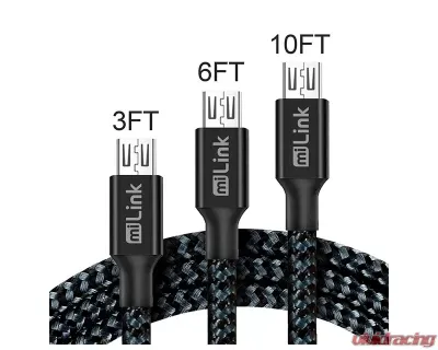 Sondpex 3-Pack Micro USB Changing/Syncing Cable - MU3-i235