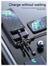 Sondpex 10,000mAh Power Bank with Built-in Full-set Charging Cables                                     - WCP-J272 - Image 8