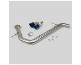 SXTH Element Axle Back Exhaust Burnt Blue Tip Hyundai Elantra Sport 2017-2018