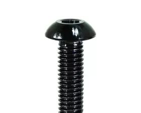 ZSPEC Design Black Titanium Grade-5 M5-0.8x20mm Button-Head Bolt/Fastener