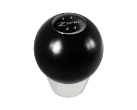ZSPEC Design Black Derlin & Stainless M10-1.5 4-Speed Shift Pattern Coin Apex Shift Knob