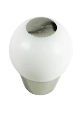 ZSPEC Design White M10-1.25 Derlin & Stainless 4-Speed Pattern Round Shift Knob Datsun 240Z | 260Z | 280Z                                     - 00843612100375 - Image 3